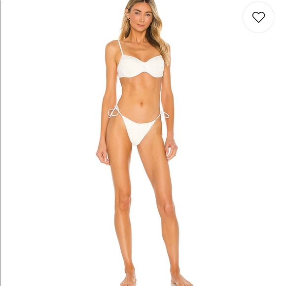 NWT L*Space Cream Bikini: Marley Bikini Top and Aubree Bitsy Bottoms Small $209 - Picture 7 of 16